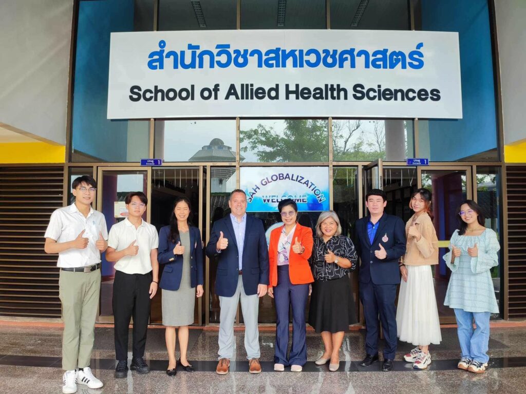Prof. Jeremy Johnson Visits Walailak University's School of Allied Health Sciences