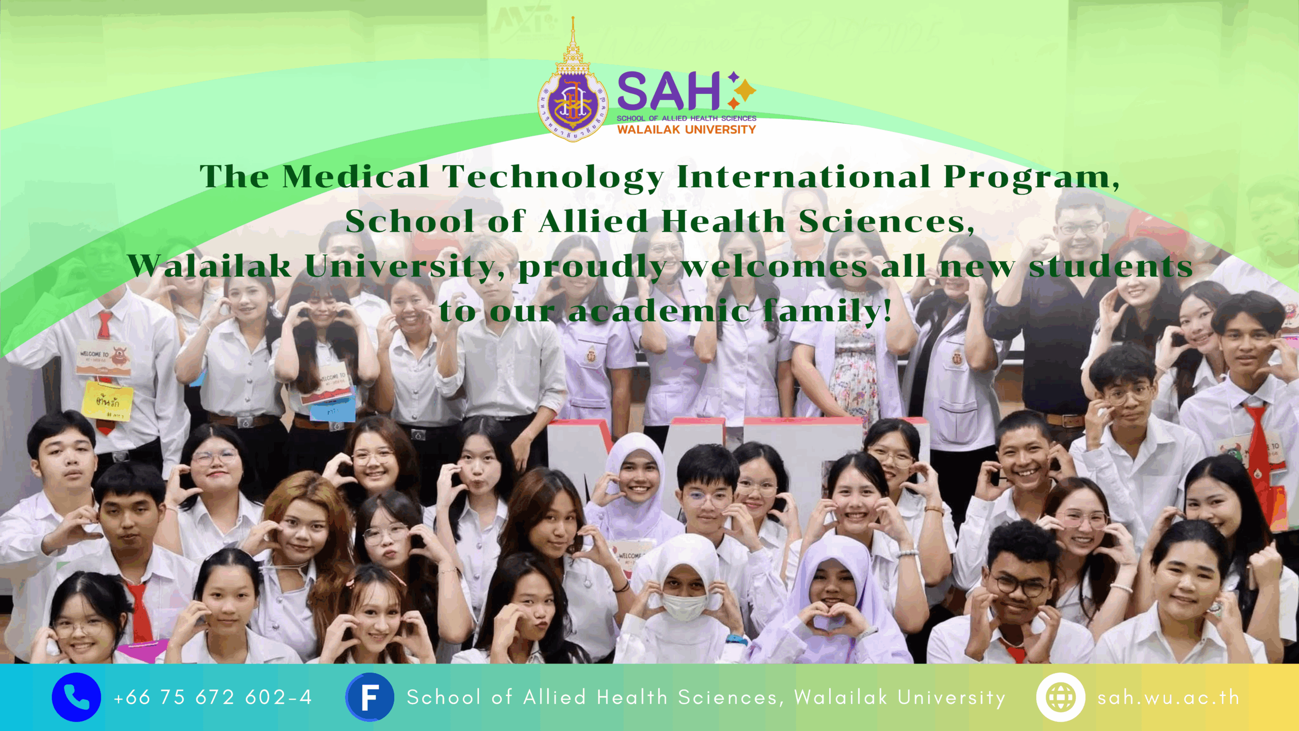 The Medical Technology International Program, School of Allied Health ...
